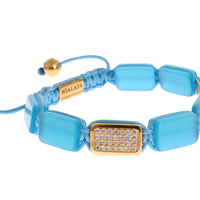 CZ Opal 18K Gold 925 Bracelet