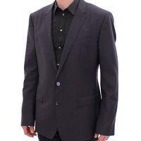 Gray slim fit MARTINI wool blazer