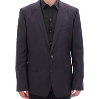 Gray slim fit MARTINI wool blazer