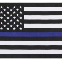 Thin Blue Line U.S. Flag