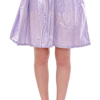 Purple Adjustable Waist Strap A-Line One Size Skirt