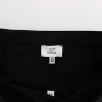 Black Straight Pencil Skirt