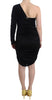 Black One Sleeve Pencil Dress