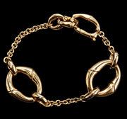 GUCCI JEWELS Mod. BAMBOO  Bracciale/Bracelet ORO GIALLO/GOLD L. 18 cm