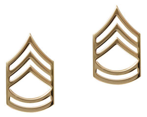 Sergeant First Class Polished Insignia Pin