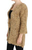 Beige Wool Blend Cape Sweater