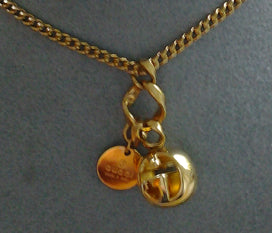 GUCCI JEWELS Mod. ICON BOULLE Collana/Necklace ORO GIALLO/GOLD L. 50 cm