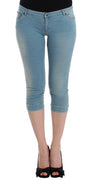 Blue Capri Pants Cropped Jeans