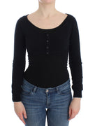 Black Cashmere Cardigan Sweater