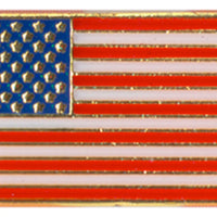 Classic Rectangular US Flag Pin