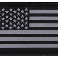 Reflective Flag Patch With Hook Back