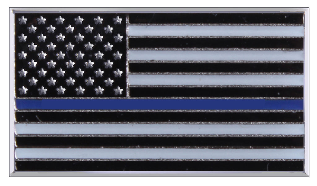 Thin Blue Line Flag Pin