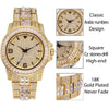 Baguette CZ Diamond  Elegant Quartz Men's Watch