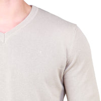 Trussardi - 32M04INT53 Tan Yellow V-Neck Sweater, Long Sleeve