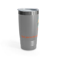 Dad's Day Gift, It's the Journey Plus Personalized Saying on Ringneck Tumbler, 20oz