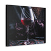 Red Wine in a Fancy Glass on Canvas Gallery Wraps