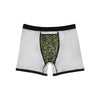 Men Only Boxer Briefs with Camo Leaves Print