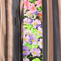 Multicolor Striped Floral Cotton Shirt