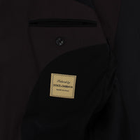 Gray Bordeaux Wool Stretch Blazer Jacket