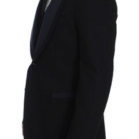 Black Torero Slim Fit Stretch Blazer