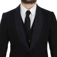 Black Torero Slim Fit Stretch Blazer