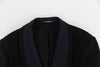 Black Torero Slim Fit Stretch Blazer