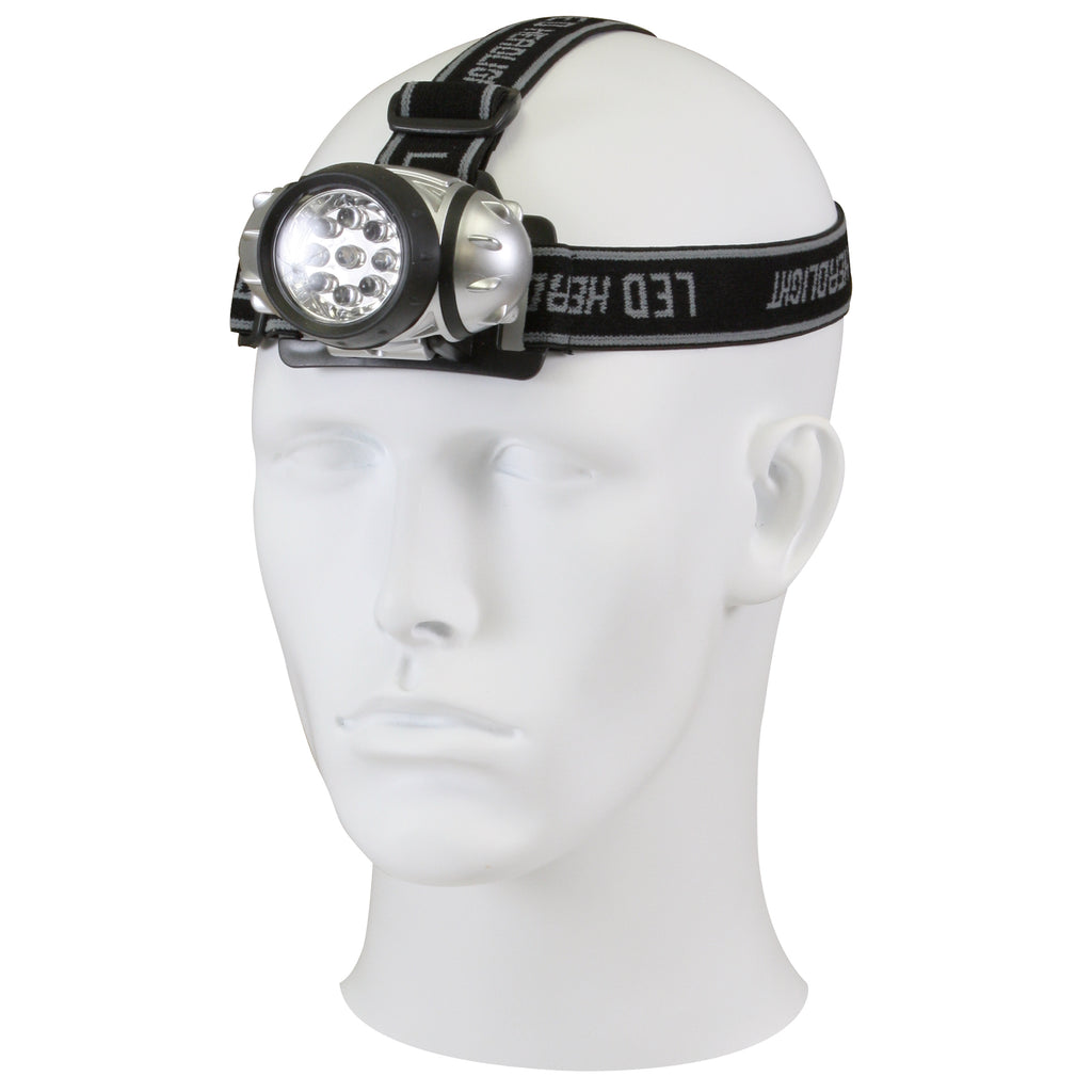 9-Bulb LED Headlamp