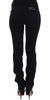 Black straight leg jeans