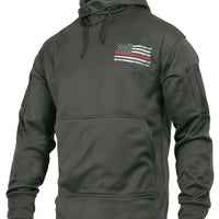 Concealed Carry Thin Red Line Hoodie