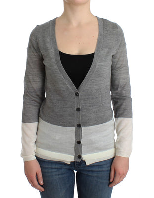 Gray lightweight cardigan