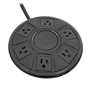 Accell Surge Protector D080B-048B Power Air 1080J Surge Protector with 2xUSB-A 6ft black
