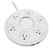 Accell Surge Protector D080B-048F Power Air 1080J Surge Protector with 2xUSB-A 6ft white