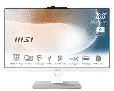 MSI All In One ModAM242TP11M487 Modern AM242TP 11M-487US Core i7-1165G7 2x8GB 512GB Intel Iris Xe Windows 10 Home A