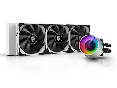 DeepCool Fan DP-GS-H12W-CSL360EXWH CASTLE 360EX WHITE AIO liquid CPU cooler RGB