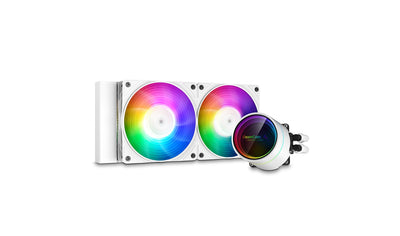 DeepCool Fan DP-GS-H12W-CSL240EX-AR-WH CASTLE 240EX A-RGB White AIO liquid