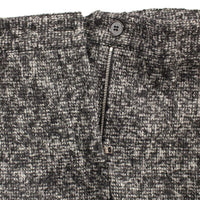 Gray wool shorts pants