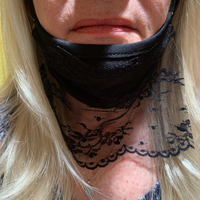 Black Lace Face Mask by Rebel, Made in USA
