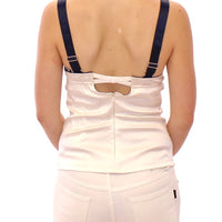 White sailor motive tank top