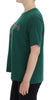 Green silk Enchanted Sicily t-shirt