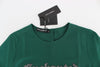 Green silk Enchanted Sicily t-shirt