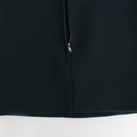 Green 3/4 sleeve wool blouse