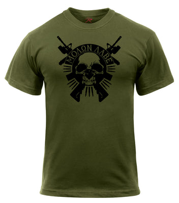 Molon Labe Skull T-Shirt