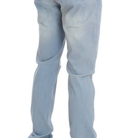 Blue Denim Cotton Stretch Slim Fit Jeans