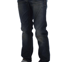 Blue Wash Cotton Denim Slim Fit Jeans