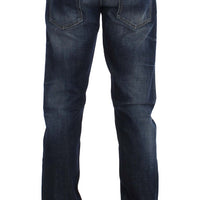 Blue Wash Cotton Denim Slim Fit Jeans