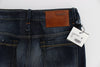 Blue Wash Cotton Denim Slim Fit Jeans