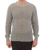 Gray Runway Logo Netz Pullover Netted Sweater