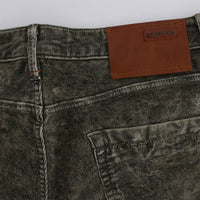 Green Wash Cotton Stretch Slim Fit Jeans