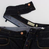 Blue Cotton Regular Straight Fit Jeans