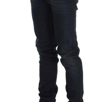 Blue Cotton Stretch Slim Fit Jeans